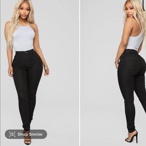 Fashion Nova Black Skinny Jeans